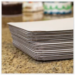 SCT 19 in. x 14 in. x 0.31 in. Double Wall Pad Bakery Bright White Cake Pad - White (50/Carton)