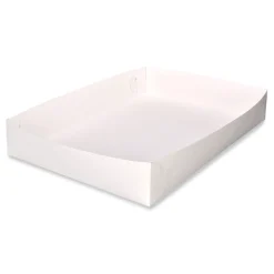 SCT 26 in. x 18.5 in. x 4 in. Paper Standard Bakery Boxes - White (50/Carton)