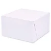 SCT 7 in. x 7 in. x 4 in. Paper Standard Bakery Boxes - White (250/Carton)