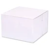 SCT 6 in. x 6 in. x 4 in. Paper Standard Bakery Boxes - White (250/Carton)