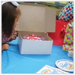 SCT 6 in. x 4.45 in. x 2.75 in. Standard Paper Bakery Boxes - White (250/Carton)