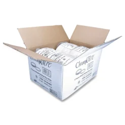 SCT ChampWare Molded Fiber Tableware, Molded Fiber Plate, 9-in dia, White, 125 Plates/Sleeve, 4 Sleeves/Carton