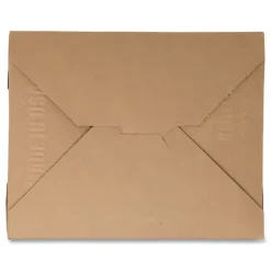 SCT SCH 0734 ChampPak 7.75 in. x 5.5 in. x 3.5 in. #4 Carryout Boxes - Kraft (160/Carton)