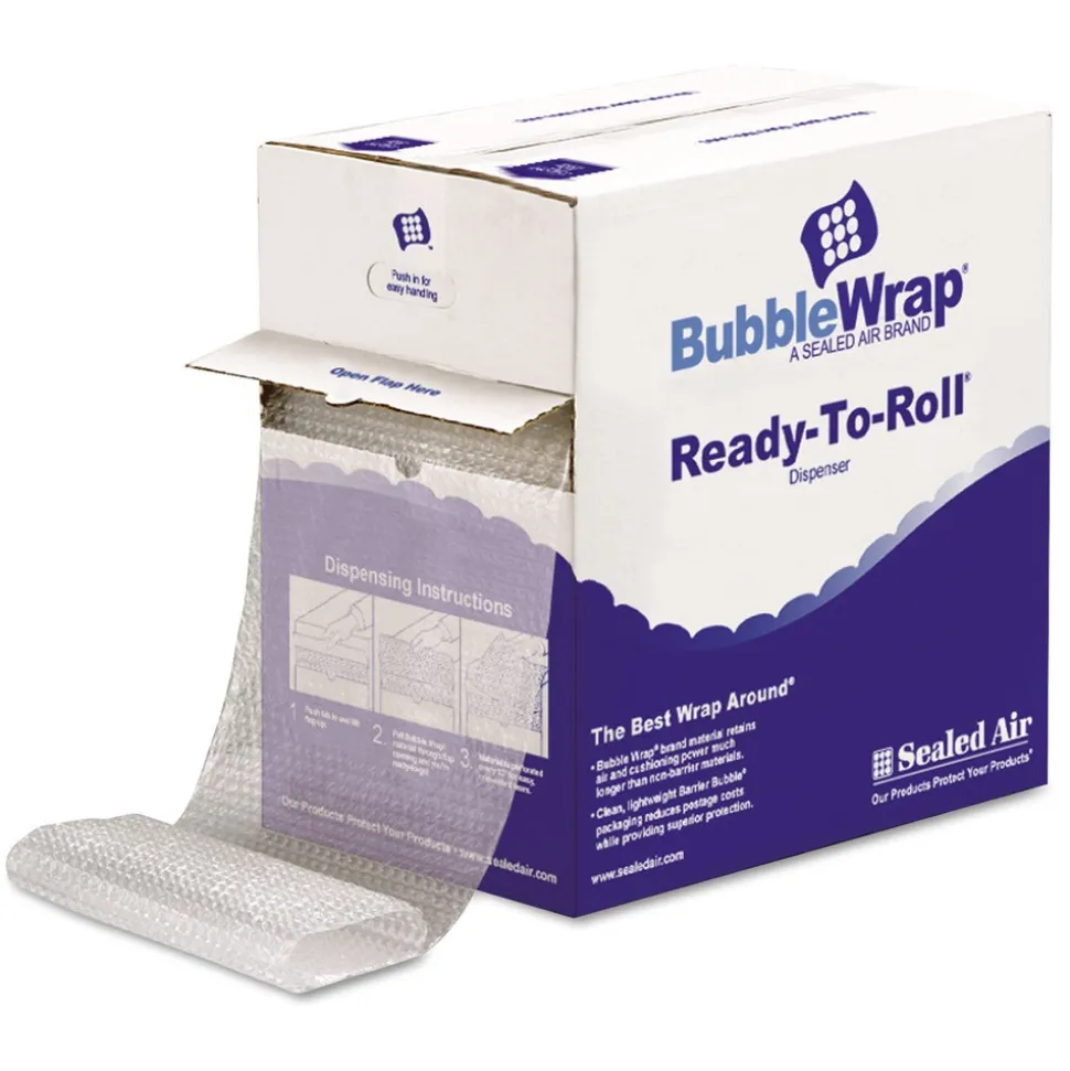 Sealed Air 0.19 in. Thick 12 in. x 175 ft. Self-Clinging Air-Cushioned Bubble Wrap (1/Carton)