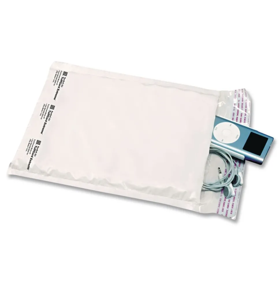 Sealed Air 9.5 in. x 14.5 in. #4 Jiffy TuffGard Self-Seal Cushioned Mailer - White (25/Carton)