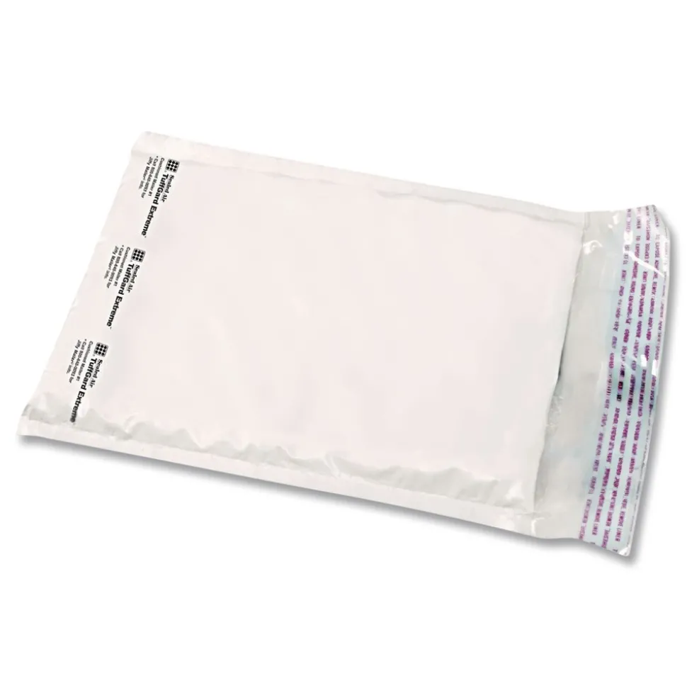 Sealed Air 10.5 in. x 16 in. #5 Jiffy TuffGard Self-Seal Cushioned Mailer - White (25/Carton)