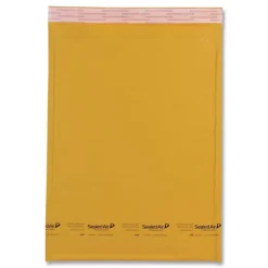 Sealed Air 39093 Jiffylite #2 Barrier Bubble Air Cell Cushion Self-Adhesive Closure Self-Seal 8.5 in. x 12 in. Bubble Mailer - Brown Kraft (100/Carton)