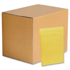 Sealed Air Jiffy #5 Paper Padding Self-Adhesive Closure 10.5 in. x 16 Padded Mailer - Golden Kraft (100/Carton)