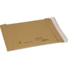 Sealed Air Jiffy #1 Paper Padding Self-Adhesive Closure 7.25 in. x 12 in. Padded Mailer - Natural Kraft (100/Carton)