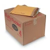 Sealed Air Jiffy #4 Paper Padding Self-Adhesive Closure 9.5 in. x 14.5 in. Padded Mailer - Natural Kraft (100/Carton)