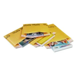 Sealed Air Jiffylite #0 Barrier Bubble Air Cell Cushion Self-Adhesive Closure Self-Seal 6 in. x 10 in. Bubble Mailer - Brown Kraft (200/Carton)