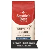 Seattle's Best 12407831 12 oz Bag Medium Roast Whole Bean Coffee - Port Side Blend (6/Carton)