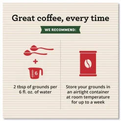 Seattle's Best 12407831 12 oz Bag Medium Roast Whole Bean Coffee - Port Side Blend (6/Carton)