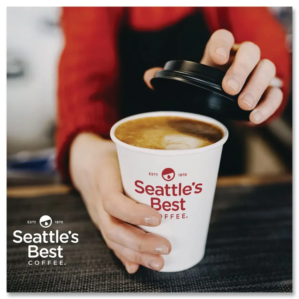 Seattle's Best 12420873 2.1 oz. Packet Premeasured Coffee Packs - 6th Avenue Bistro (72/Carton)