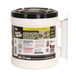 Sellars 1-Ply 10 x 12 Z300 Wipers Big Grip Dispenser - White (2/Carton)