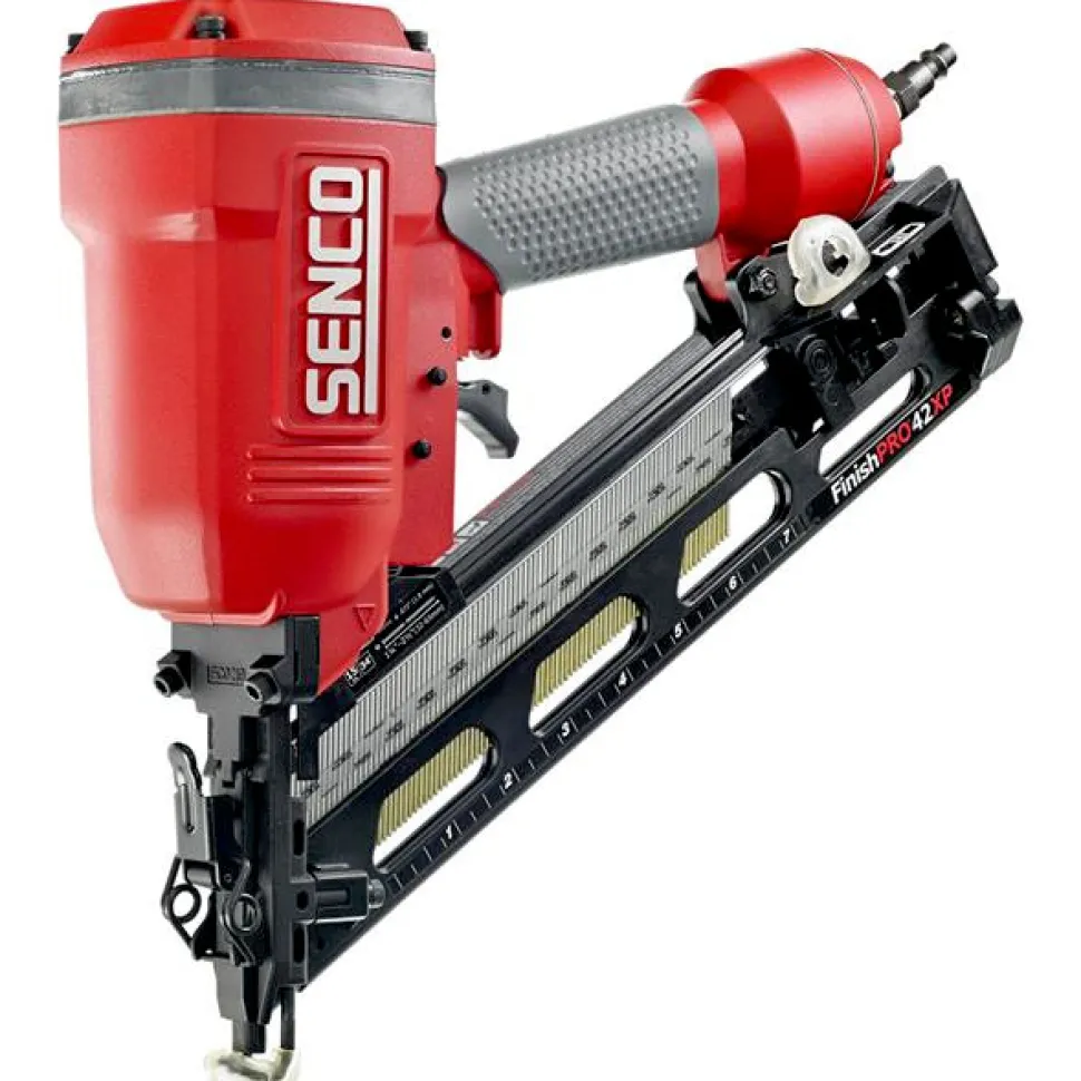 SENCO FinishPro 42XP FinishPro42XP XtremePro 15-Gauge 2-1/2 in. Oil-Free Angled Finish Nailer