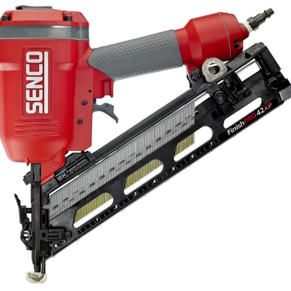 SENCO FinishPro 42XP FinishPro42XP XtremePro 15-Gauge 2-1/2 in. Oil-Free Angled Finish Nailer