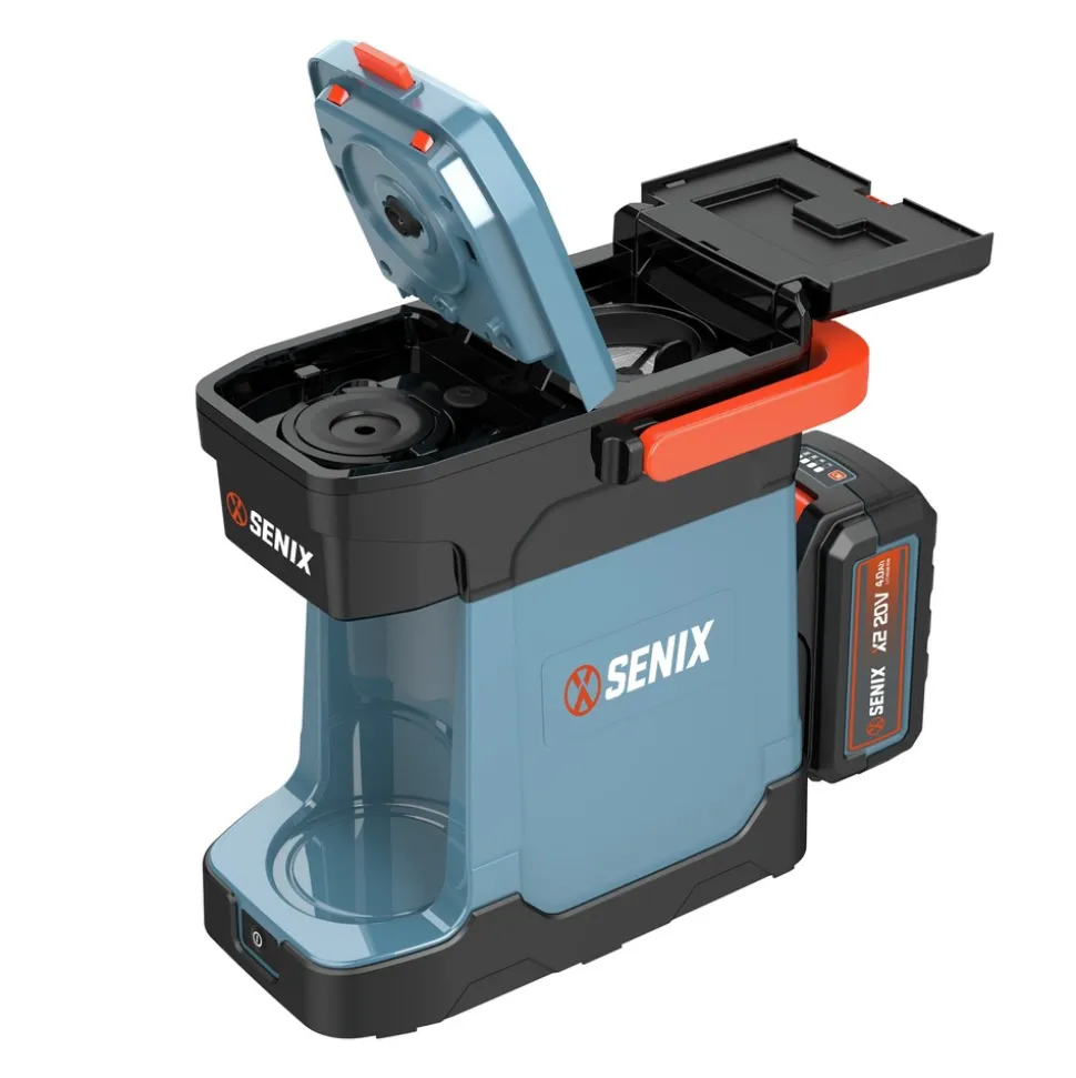 Senix X2 20V Max Cordless Portable Hybrid Coffee Maker