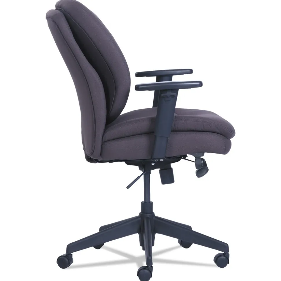 SertaPedic Cosset 275 lbs. Capacity Ergonomic Task Chair - Gray/Black