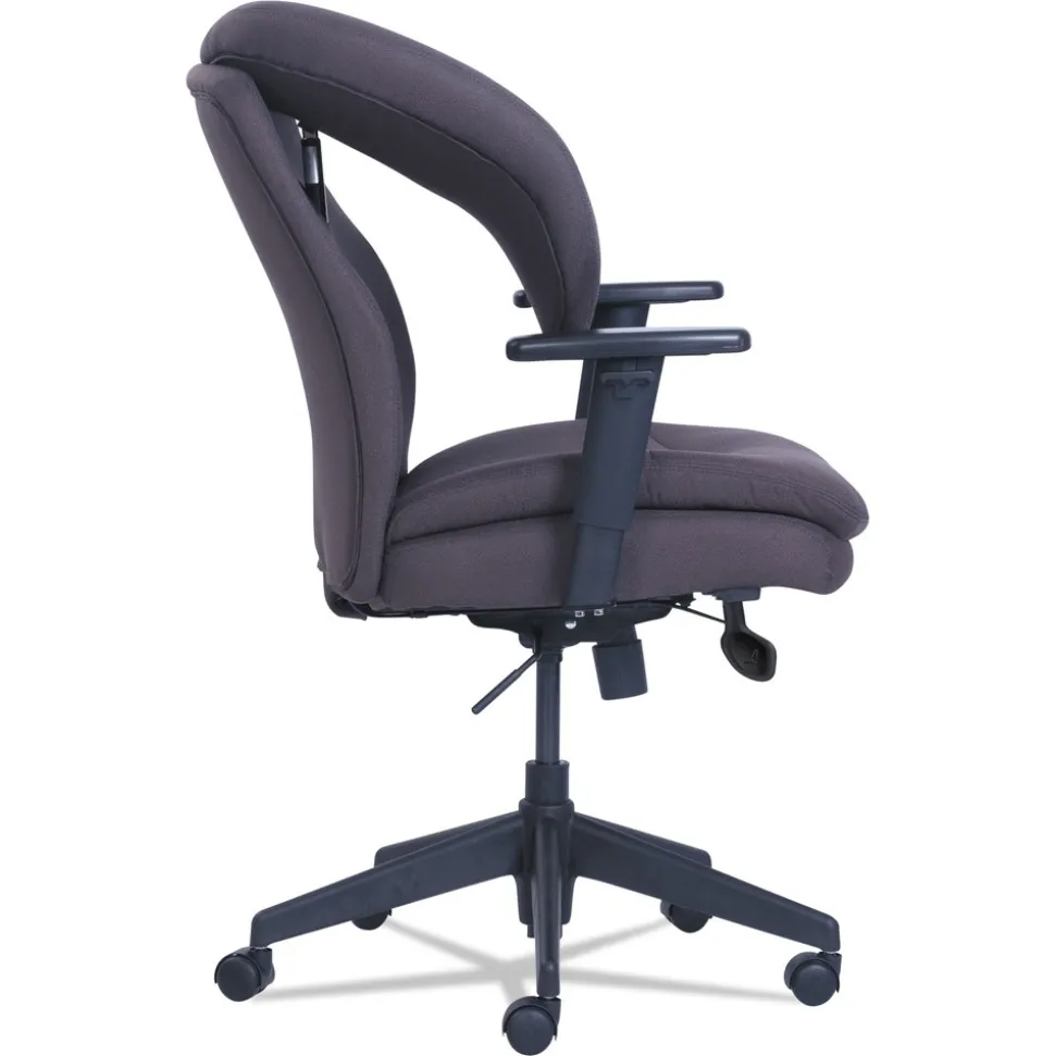 SertaPedic Cosset 275 lbs. Capacity Ergonomic Task Chair - Gray/Black