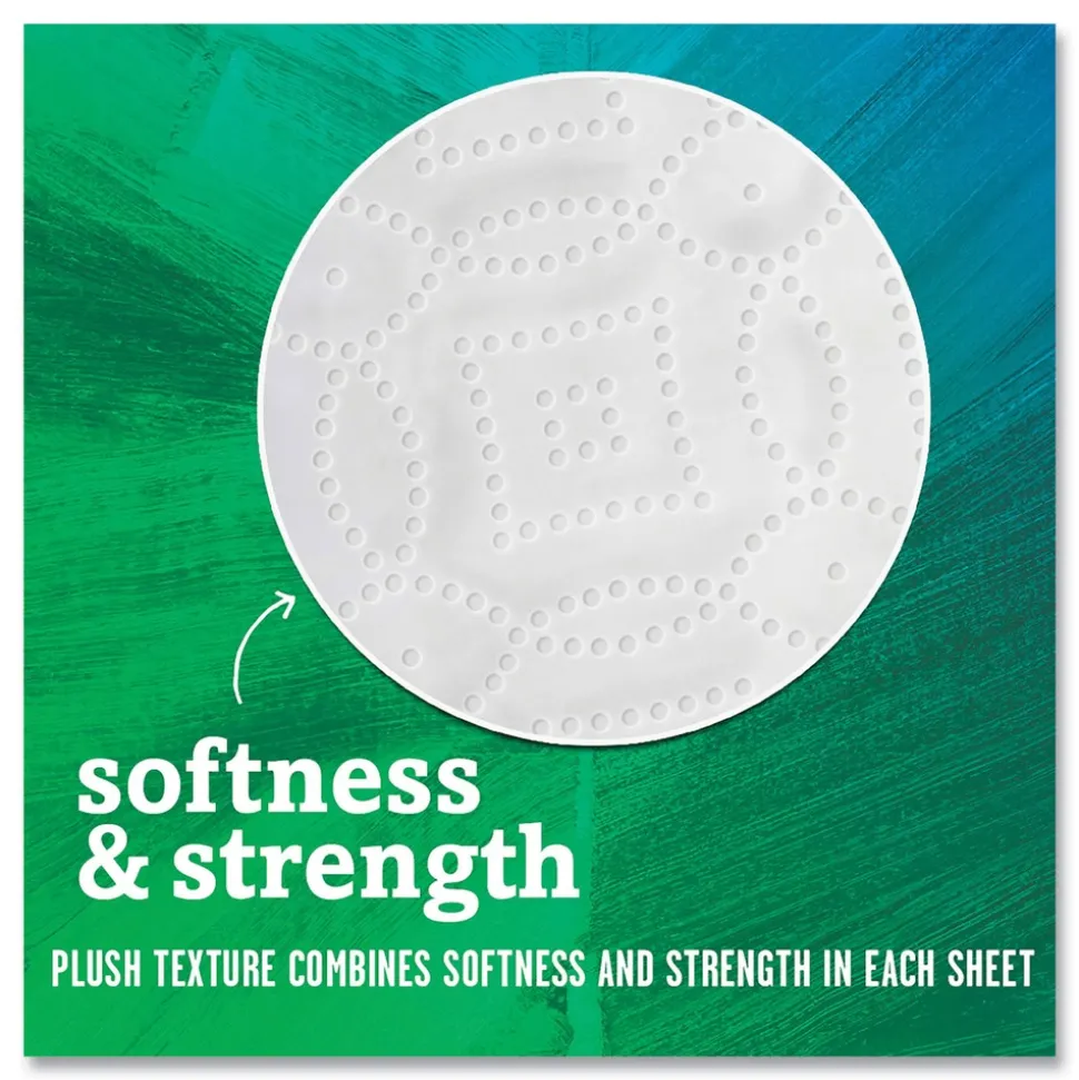 Seventh Generation 13722 100% Recycled 11 in. x 5.4 in. 2-Ply Paper Kitchen Towel Rolls - White (156 Sheets/Roll, 24 Rolls/Carton)