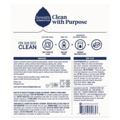 Seventh Generation 10732913451804 Natural Automatic Dishwasher Detergent Packs - Free and Clear