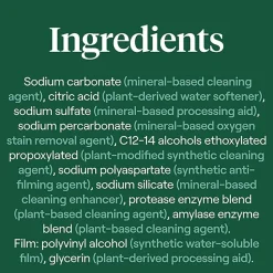 Seventh Generation 10732913451804 Natural Automatic Dishwasher Detergent Packs - Free and Clear