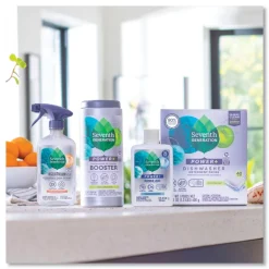 Seventh Generation 16 oz. Bottle Foaming Dish Spray - Mandarin Orange Scent (6/Carton)