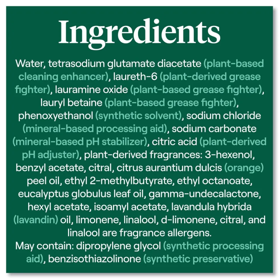 Seventh Generation 16 oz. Bottle Foaming Dish Spray - Mandarin Orange Scent (6/Carton)