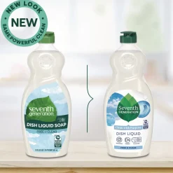Seventh Generation 19 oz. Bottle Natural Dishwashing Liquid - Free and Clear