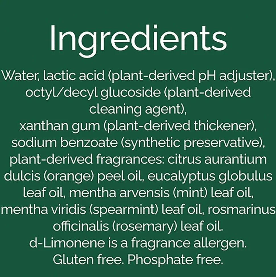 Seventh Generation 24 oz. Bottle Toilet Bowl Cleaner - Fresh Mint Scent (4/Carton)