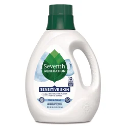 Seventh Generation 90 oz Natural Liquid Sensitive Skin Laundry Detergent Bottle - Free and Clear (4/Carton)