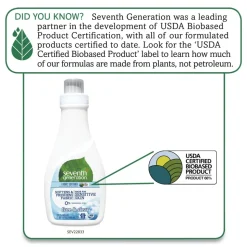 Seventh Generation 32 oz. Natural Liquid Fabric Softener (6/Carton)