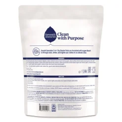 Seventh Generation 17.6 oz PowerPlus 3-in-1 Oxy Booster Packs - Fragrance-Free (6/Carton)