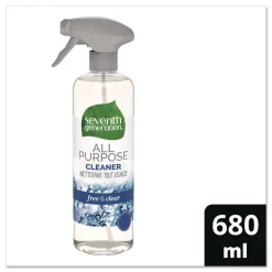 Seventh Generation 23 oz. Trigger Spray Bottle Natural All-Purpose Cleaner - Free and Clear/Unscented (8/Carton)