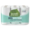 Seventh Generation 100% Recycled 2-Ply Bathroom Tissue - White (240 Sheets/Roll, 12 Rolls/Pack)