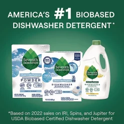 Seventh Generation Natural Automatic Dishwasher Detergent Packs - Free and Clear (5/Carton)
