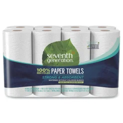 Seventh Generation 2-Ply 11 x 5.4 100 Percent Recycled Paper Kitchen Towel Rolls (32/Carton)