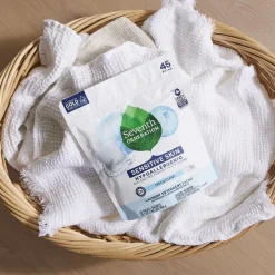 Seventh Generation Powder Natural Laundry Detergent Packs - Unscented (8/Carton)