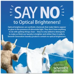 Seventh Generation Powder Natural Laundry Detergent Packs - Unscented (8/Carton)