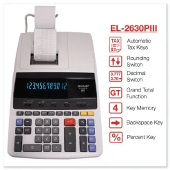 Sharp Black/Red Print 4.8 Lines/Sec Two-Color Printing Calculator