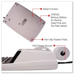 Sharp Black/Red Print 4.8 Lines/Sec Two-Color Printing Calculator