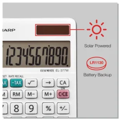 Sharp 10-Digit LCD Large Pocket Calculator