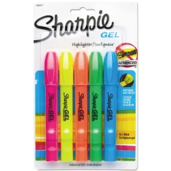 Sharpie Bullet Tip Gel Highlighters - Assorted Ink/Barrel Colors (1-Set)