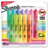 Sharpie Chisel Tip Tank Style Highlighters - Assorted Ink Colors/Assorted Barrel Colors (12/Pack)
