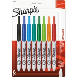Sharpie Extra-Fine Needle Tip Retractable Permanent Marker - Assorted Colors (1-Set)