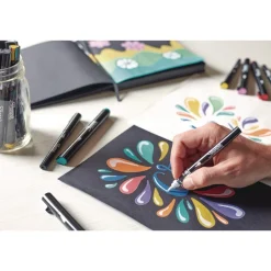 Sharpie Fine Brush Tip Creative Markers - Assorted Colors (5/Pack)