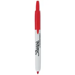 Sharpie Fine Bullet Tip Retractable Permanent Marker - Red (1-Dozen)