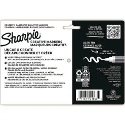 Sharpie Medium Bullet Tip Creative Markers - Assorted Colors (5/Pack)