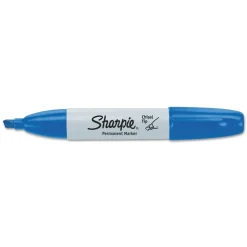 Sharpie Medium Chisel Tip Permanent Marker - Blue (1-Dozen)